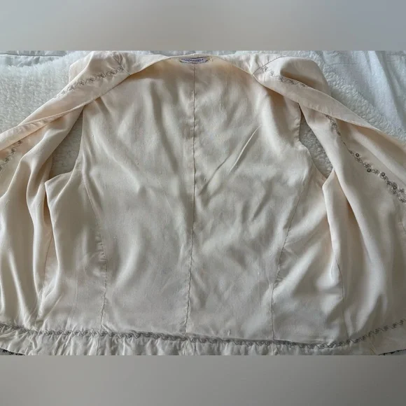 90’s embroidery cotton boho vest - Picture 5 of 8